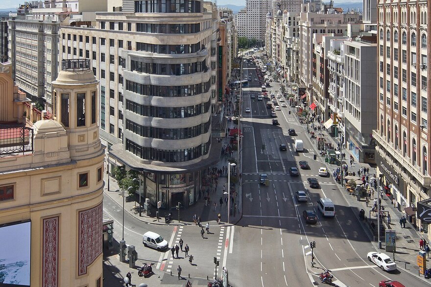 Gran Vía in Madrid
