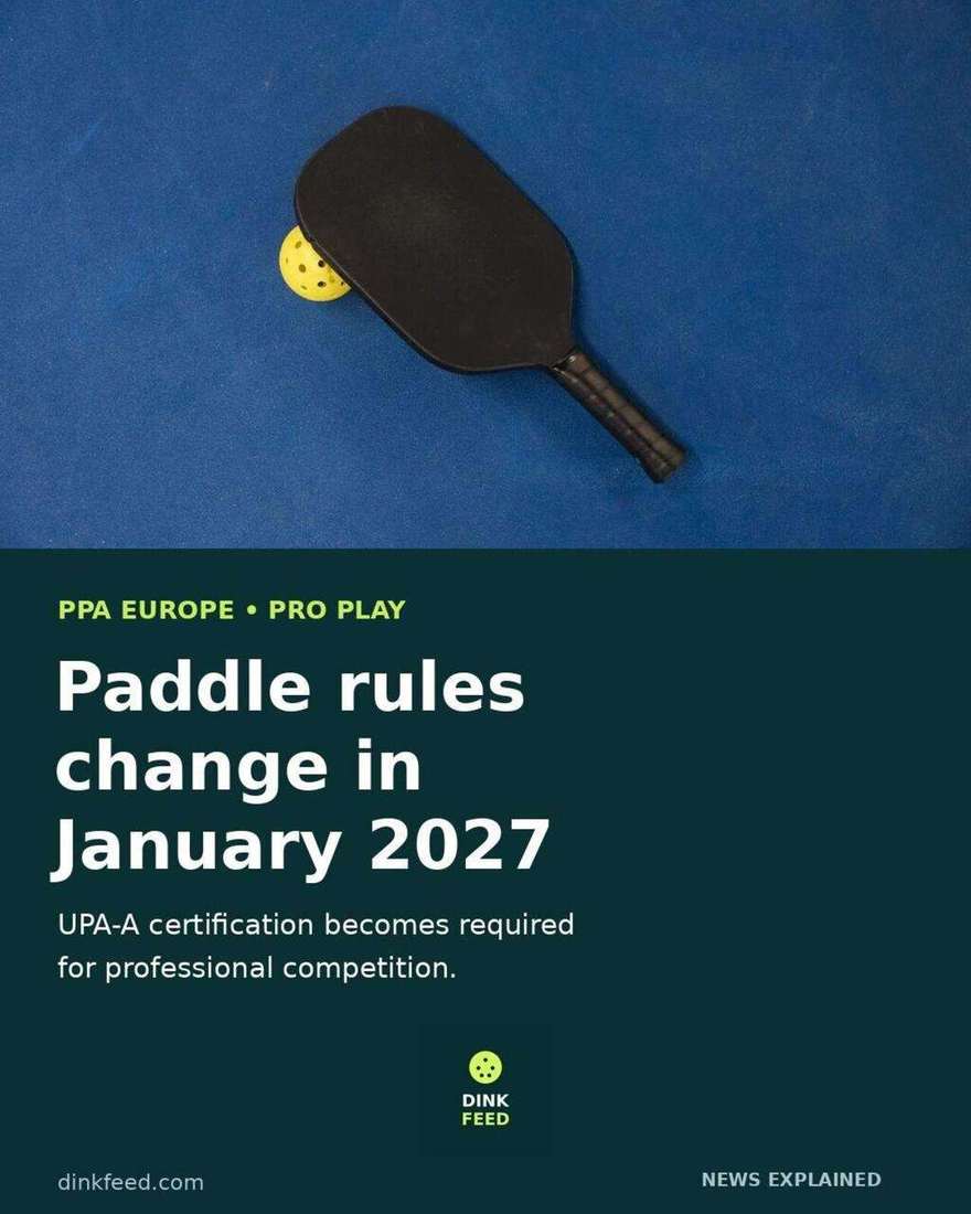 PPA Europe pro paddle rules change in January 2027