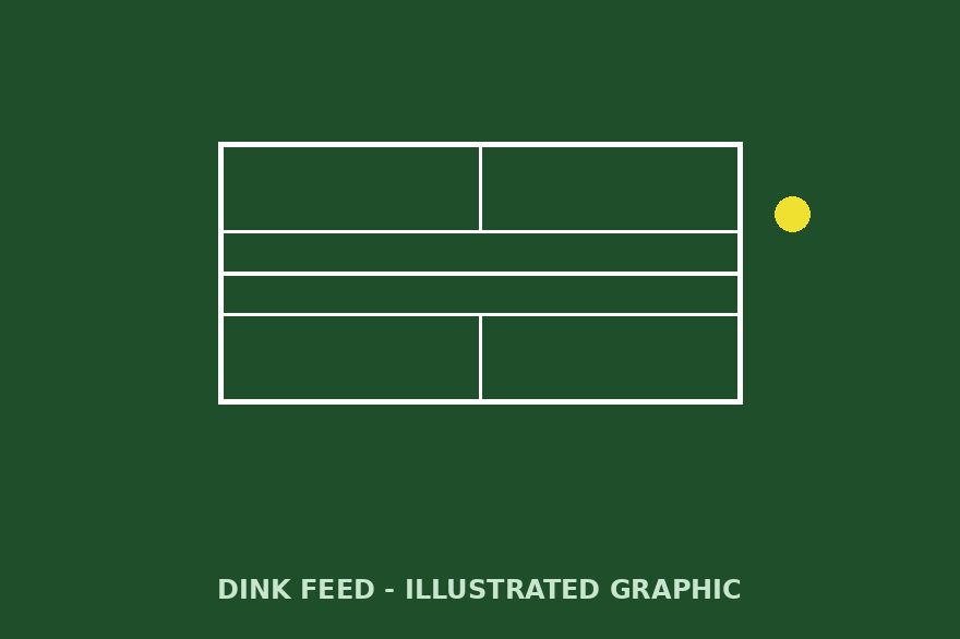 Illustrated graphic for a guide about solo pickleball drills at home
